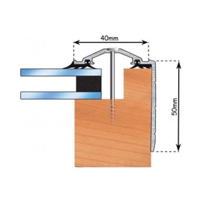 Gbp Capex 50 Gable End Profile 6m Brown * 